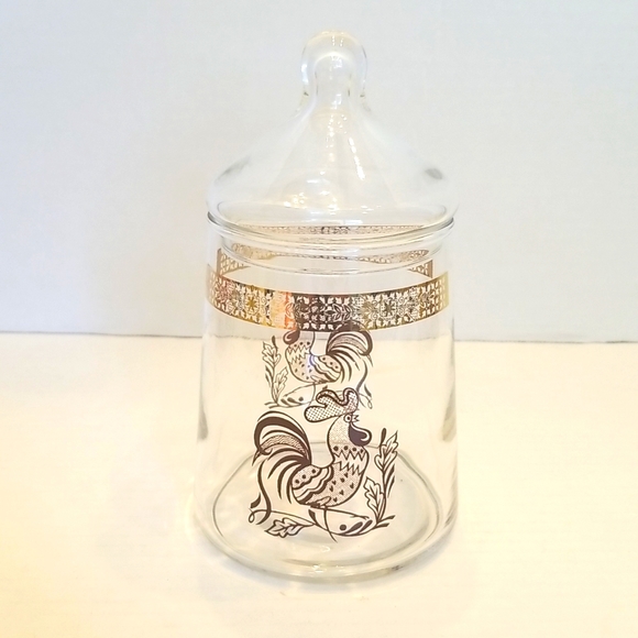 Vintage Mid Century Rooster Jar with Lid - Picture 2 of 8